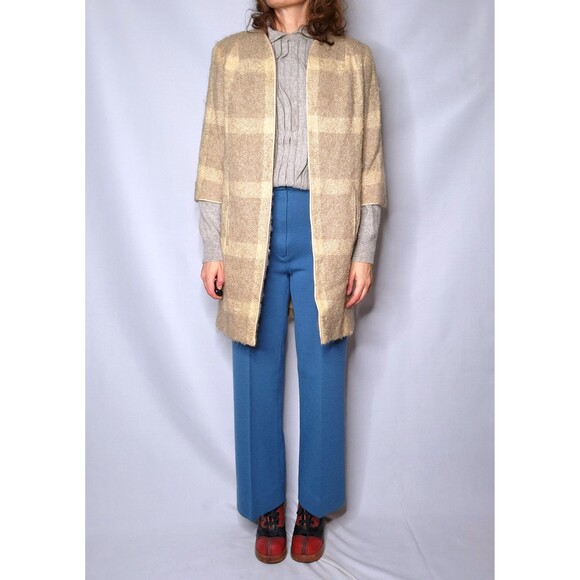 LILLI ANN Wool Knit Jacket Coat 60s 70s Lilli Ann San Francisco Tisse a Paris XS - Picture 5 of 9